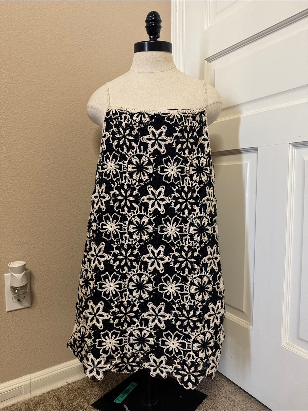 Zara Crochet Mini Dress